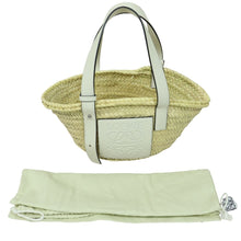 Load image into Gallery viewer, Loewe Small Basket bag in Palm Leaf and Calfskin - 01081