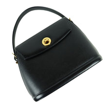 Load image into Gallery viewer, Valentino Twist Lock Black 2 Way Bag - 01296