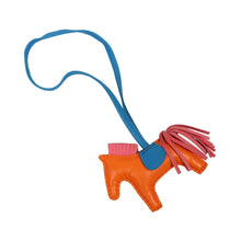 Load image into Gallery viewer, Hermes Rodeo PM Orange Poppy / Blue Zanzibar / Rose Azalee Bag Charm - 01162
