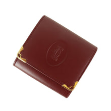 Load image into Gallery viewer, Cartier Must Line Square Bordeaux Coin Purse - 01314