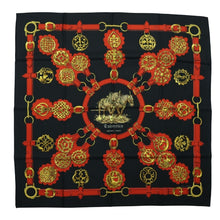Load image into Gallery viewer, Hermes Carre 90 Cuiveeries Black Scarf - 01272