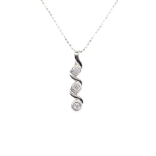 Load image into Gallery viewer, K18WG Diamond 2.5g D0.1ct Necklace - 01167