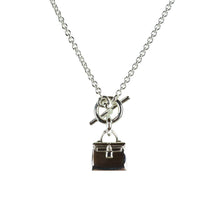 Load image into Gallery viewer, Hermes Amulettes Kelly Pendant 925 Silver Necklace - 01263