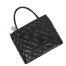 Load image into Gallery viewer, Chanel Medallion Tote Black Handle Bag - 01188
