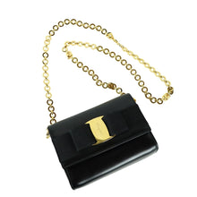 Load image into Gallery viewer, Salvatore Ferragamo Vara Chain Mini Shoulder Bag - 01210