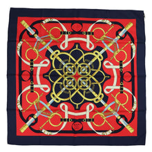 Load image into Gallery viewer, Hermes Carre 90 Eperon D'or Navy Scarf - 01249