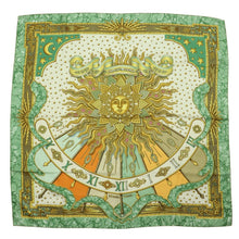 Load image into Gallery viewer, Hermes Carre 90 Carpe Diem Green Scarf - 01282