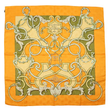 Load image into Gallery viewer, Hermes Carre 90 L'Instruction du Roy Orange Scarf - 01250