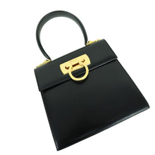 Load image into Gallery viewer, Salvatore Ferragamo Gancini Black 2 Way Bag - 01308