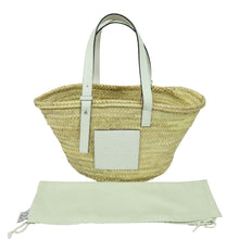 Load image into Gallery viewer, Loewe Large Basket bag in palm leaf and calfskin - 01080