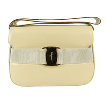 Load image into Gallery viewer, Salvatore Ferragamo Vara Beige Shoulder Bag - 01211