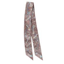Load image into Gallery viewer, Hermes Les Cles A Pois Marron Glace Twilly - 01301