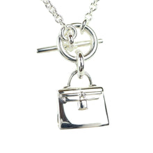 Load image into Gallery viewer, Hermes Amulettes Kelly Pendant 925 Silver Necklace - 01263