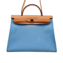Load image into Gallery viewer, Hermes Herbag Zip PM Light Blue 2 Way Bag - 01189