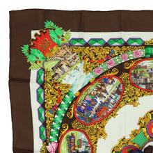 Load image into Gallery viewer, Hermes Carre 90 L'entente Cordiale Brown Scarf - 01274