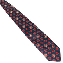 Load image into Gallery viewer, Burberry Navy Blue Silk Tie - 01150