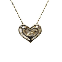 Load image into Gallery viewer, Heart Shape Necklace K18 0.45 Carat Diamond Total Weight: 3g - 01096