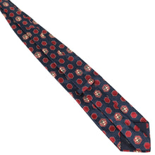 Load image into Gallery viewer, Burberry Navy Blue Silk Tie - 01150