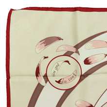 Load image into Gallery viewer, Hermes Carre 90 Au Gre Du Vent Beige Scarf - 01245