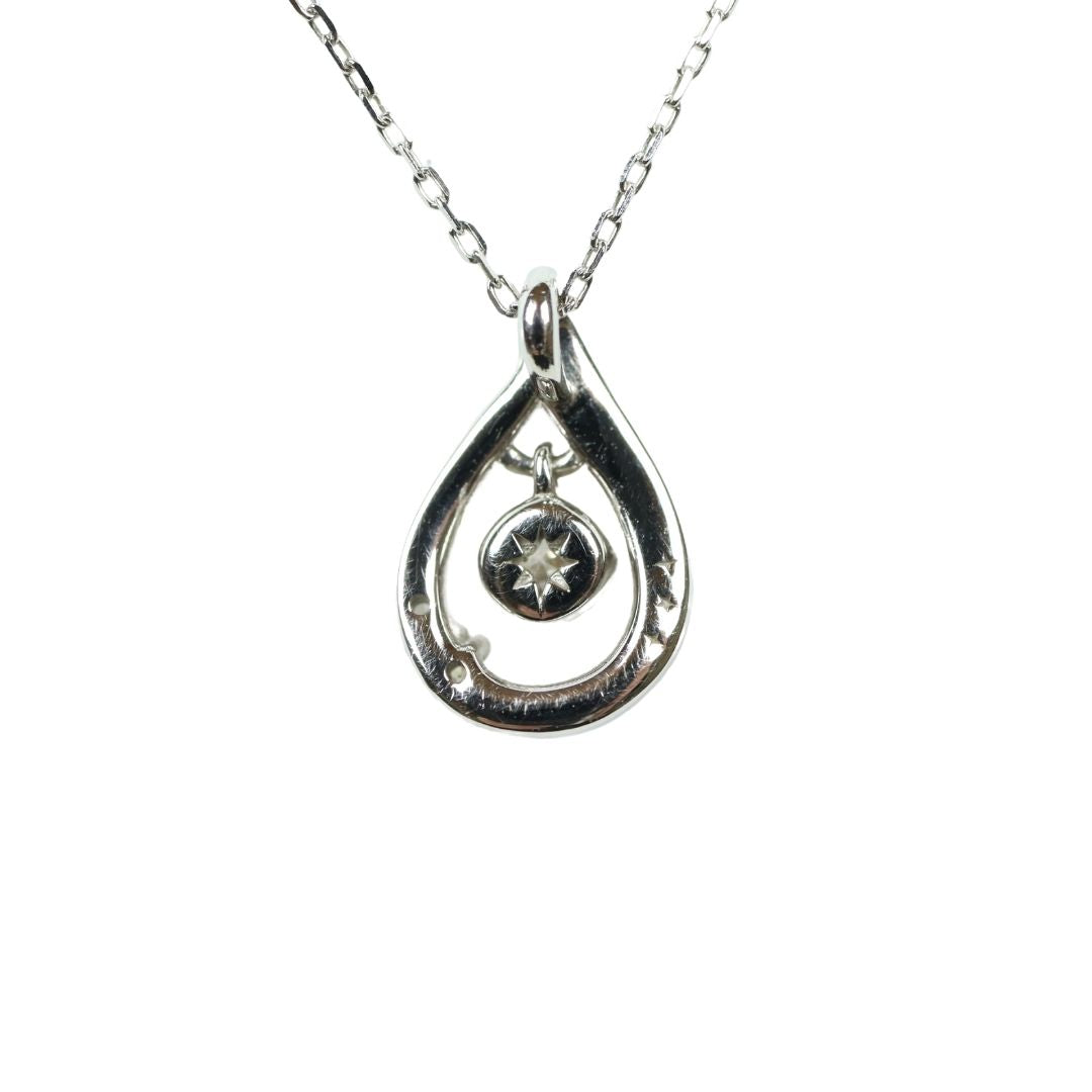 Canal 4℃ K18WG Diamond Necklace with Music Box - 01196