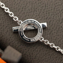 Load image into Gallery viewer, Hermes Finesse White Gold Bracelet - 01177