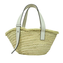 Load image into Gallery viewer, Loewe Small Basket bag in Palm Leaf and Calfskin - 01081