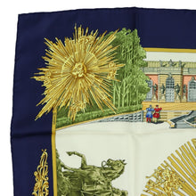 Load image into Gallery viewer, Hermes Carre 90 Sanssoucy Navy Scarf - 01273