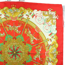 Load image into Gallery viewer, Hermes Carre 90 Luna Park Red Scarf - 01333