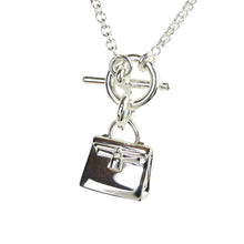 Load image into Gallery viewer, Hermes Amulettes Kelly Pendant 925 Silver Necklace - 01263