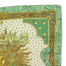 Load image into Gallery viewer, Hermes Carre 90 Carpe Diem Green Scarf - 01282