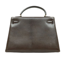 Load image into Gallery viewer, Hermes Kelly 32 Brown Circle P Handle Bag - 01138