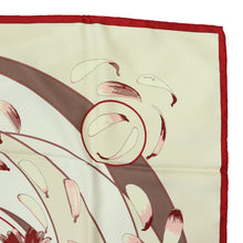 Load image into Gallery viewer, Hermes Carre 90 Au Gre Du Vent Beige Scarf - 01245