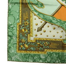 Load image into Gallery viewer, Hermes Carre 90 Carpe Diem Green Scarf - 01282