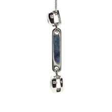 Load image into Gallery viewer, Double Heart Necklace K18 WG 0.39 carat total weight: 4.6g - 01097