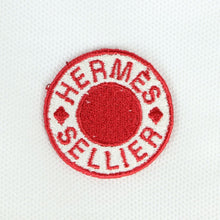 Load image into Gallery viewer, Hermes Japan Limited Sellier White Polo Shirt - 01261