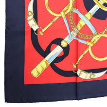 Load image into Gallery viewer, Hermes Carre 90 Eperon D'or Navy Scarf - 01249