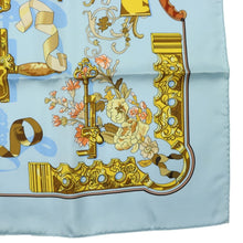 Load image into Gallery viewer, Hermes Carre 90 Cogeaux Sky Blue Scarf - 01280