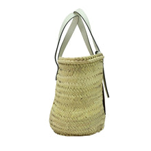 Load image into Gallery viewer, Loewe Large Basket bag in palm leaf and calfskin - 01080