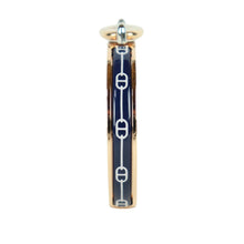 Load image into Gallery viewer, Hermes Mini Clic Chaine D Ancre Farandole Navy Bracelet - 01257