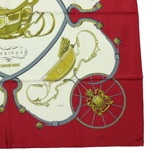 Load image into Gallery viewer, Hermes Carre 90 Spring Red Scarf - 01255