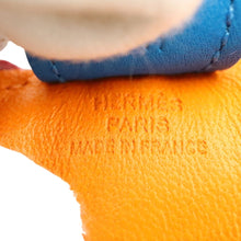 Load image into Gallery viewer, Hermes Rodeo PM Orange Poppy / Blue Zanzibar / Rose Azalee Bag Charm - 01162