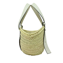 Load image into Gallery viewer, Loewe Small Basket bag in Palm Leaf and Calfskin - 01081