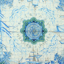 Load image into Gallery viewer, Hermes Carre 90 Azulejos Navy Scarf - 01283