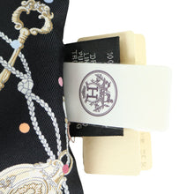 Load image into Gallery viewer, Hermes Les Cles a Pois Black Twilly - 01258