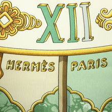 Load image into Gallery viewer, Hermes Carre 90 Carpe Diem Green Scarf - 01282
