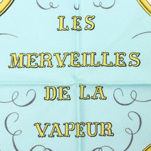 Load image into Gallery viewer, Hermes Carre 90 Les Merveilles De La Vapeur Black Scarf - 01230