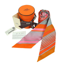 Load image into Gallery viewer, Hermes Gris Orange Rose Twilly Ex-Libris - 01192