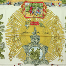 Load image into Gallery viewer, Hermes Carre 90 Sanssoucy Navy Scarf - 01273