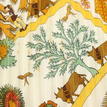Load image into Gallery viewer, Hermes Decoupages Silk Plisse Scarf - 01141
