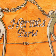 Load image into Gallery viewer, Hermes Carre 90 L'instruction Du Roy Orange Scarf - 01228